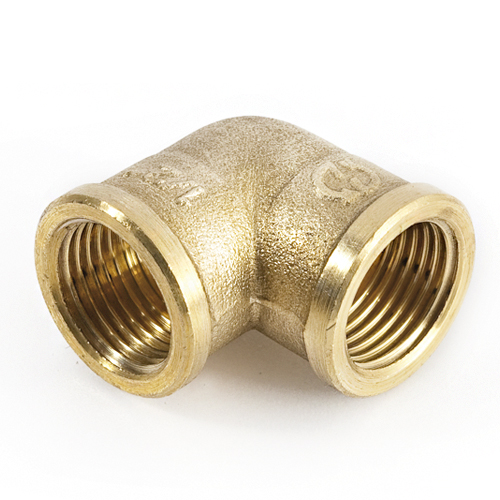 Отвод 90° латунный резьбовой равнопроходный STOUT (ВР/ВР) - 1\"1/2 ...