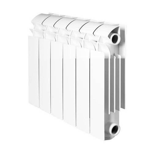 Радиатор алюминиевый GLOBAL VOX R 350 - 14 секций (подключение боковое, цвет белый)