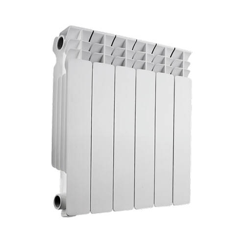 Радиатор алюминиевый Termica Torrid 500/100 - 8 секций (подключение боковое, цвет белый)