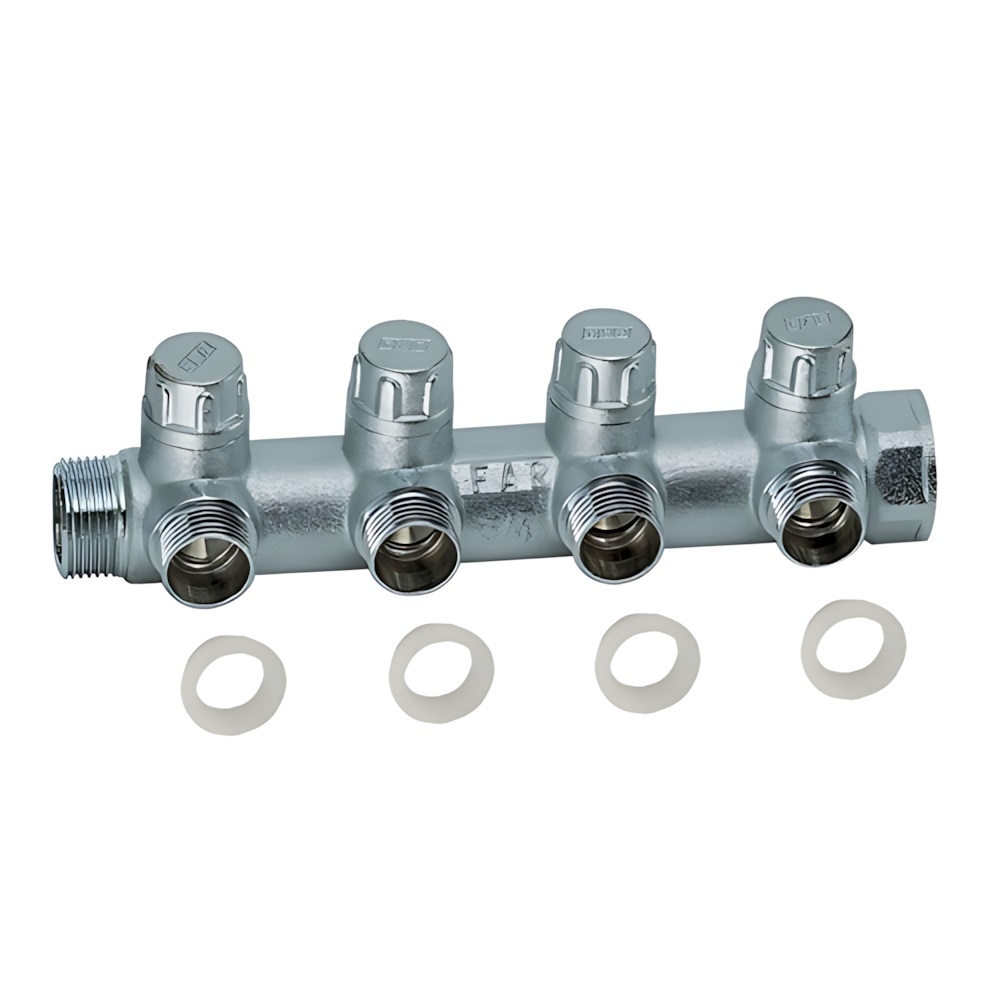 Коллектор запорный проходной FAR MULTIFAR 3873 - 1