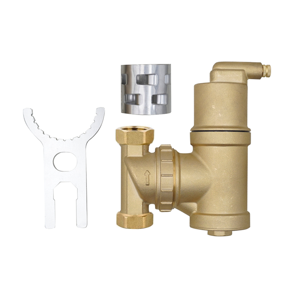 Деаэратор ROMMER RFW-0070 - 1"1/4 (ВР/ВР, PN6, Tmax 90°C, латунный корпус)