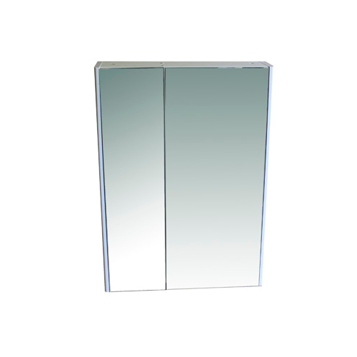Шкаф подвесной SMARTsant Бианка (с двумя зеркалами дверками, цвет белый)