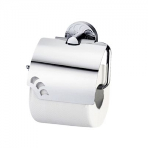 Держатель туалетной бумаги с крышкой WasserKRAFT Isen K-4025 (цвет хром)