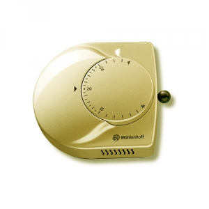 Терморегулятор цифровой Mohlenhoff Альфа Комфорт с датчиком скорости вращения,цвет золото