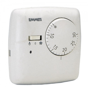 Термостат EMMETI Termec (3-контактный, со световым индикатором и независимым переключателем)