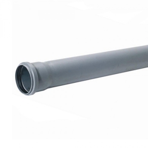 Труба для внутренней канализации SINIKON Standart - D50x1.8 мм, длина 250 мм (цвет серый)