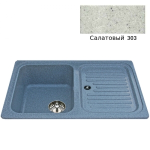 Мойка кухонная гранитная Ulgran U-502 (цвет салатовый, код 303)