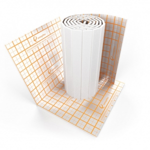Теплоизоляция для теплого пола Energofloor Reflect - мат 1000x3500x25 мм (с алюминиевой фольгой)