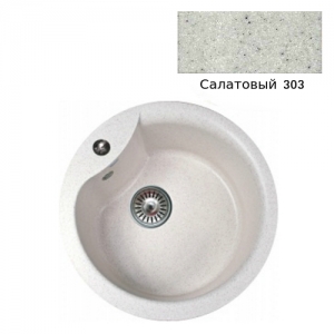 Мойка кухонная гранитная Ulgran U-102 (цвет салатовый, код 303)