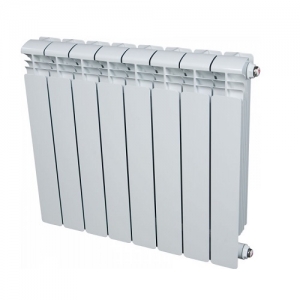 Радиатор алюминиевый RIFAR Alum 500 - 14 секций (подключение боковое, цвет белый)