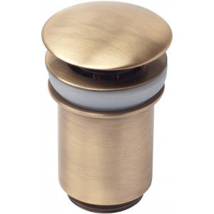 Донный клапан KAISER - 8011 (автомат, латунь, цвет бронзовый)