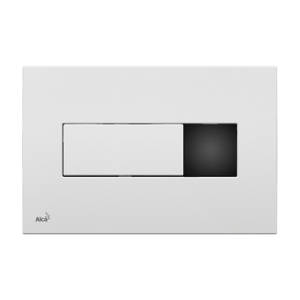 Кнопка смыва AlcaPLAST M370S/M370SB (сенсорный, корпус и кнопка - пластик, цвет белый)