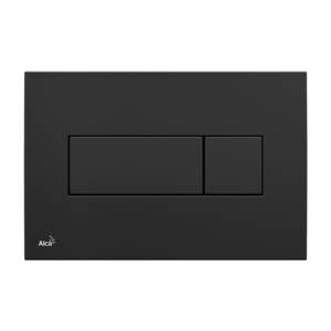 Кнопка смыва AlcaPLAST M378 (корпус и кнопка - пластик, цвет черный)