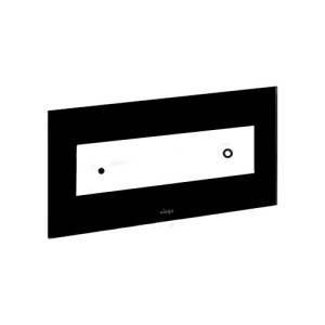 Кнопка смыва Viega T5 Visign for Style 12 - 8332.1 (корпус - стекло черное, кнопка - пластик белый)