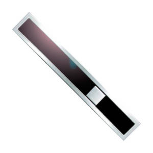 Решетка для душевого лотка Viega X1 Advantix Visign ER9 4971.90 - 750 мм (стекло прозр./черный)