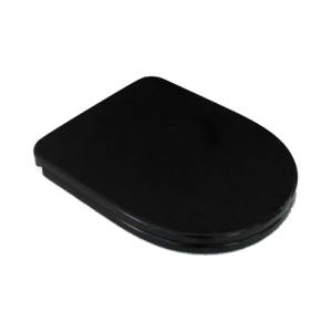 Крышка-сиденье для унитаза SANITA LUXE BEST soft-close с микролифтом (цвет черный)