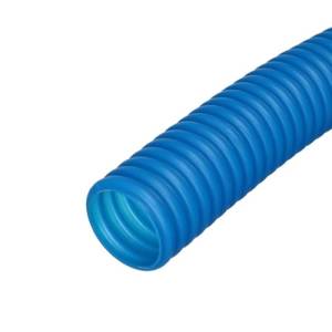 Труба гофрированная Uni-Fitt - 16 (наружный диаметр 25 мм, цвет синий, бухта 100м.)