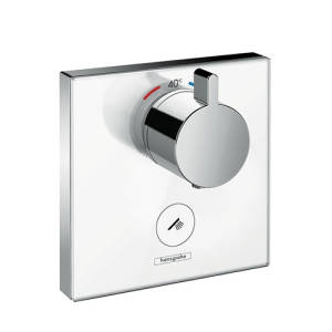 Смеситель термостатический Hansgrohe ShowerSelect - 15735400 (цвет белый/хром)