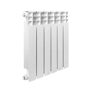 Радиатор биметаллический BIPLUS DUNE 500L/04 - 4 секций (подключение боковое, цвет белый)