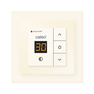 Терморегулятор для теплого пола электронный Caleo 720 (с адаптерами, цвет бежевый)