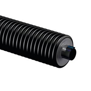 Теплотрасса однотрубная Uponor Supra PLUS - 40х3,7 в кожухе D175 мм (с 2 греющими кабелями 10 Вт/м)