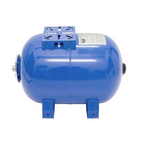 Гидроаккумулятор горизонтальный синий Zilmet ULTRA-PRO - 100л. (PN10, мемб.бутил, фланец стальной)