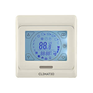 Терморегулятор электронный IQWATT CLIMATIQ ST (программируемый, цвет cлоновая кость)