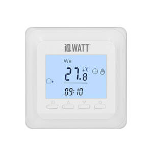 Терморегулятор электронный IQWATT THERMOSTAT P (программируемый, цвет белый)