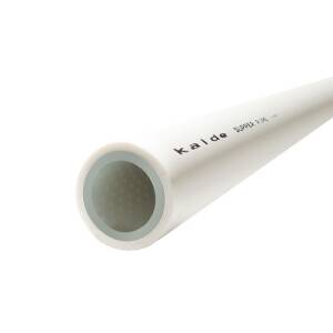 Труба полипропиленовая армированная алюминием KALDE - 20x2.8 (PN20, Tmax 70°C, штанга 4м)