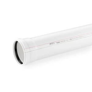 Труба для внутренней канализации REHAU RAUPIANO Plus - D50x1.8 мм, длина 250 мм (цвет белый)