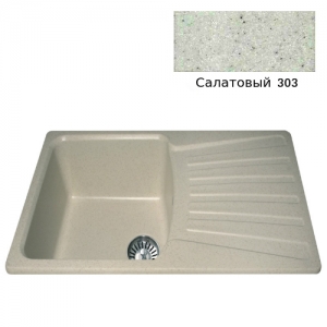 Мойка кухонная гранитная Ulgran U-203 (цвет салатовый, код 303)