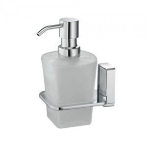 Дозатор жидкого мыла WasserKRAFT Leine K-5099 (матовое стекло, хром)