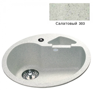Мойка кухонная гранитная Ulgran U-108 (цвет салатовый, код 303)