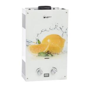 Водонагреватель газовый проточный WERTRUS 10EG (с изображением лимона)
