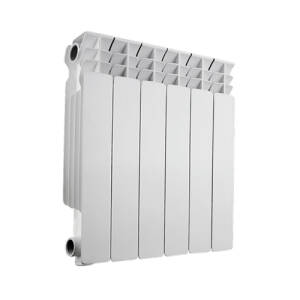Радиатор алюминиевый Termica Torrid 500/80 - 6 секций (подключение боковое, цвет белый)