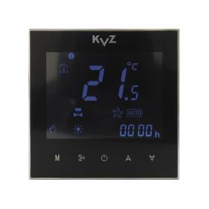 Термостат комнатный для внутрипольных конвекторов KVZ KT-211 (программируемый с WiFi, цвет черный)