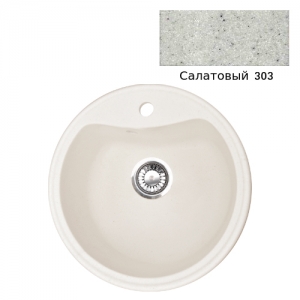 Мойка кухонная гранитная Ulgran U-100 (цвет салатовый, код 303)