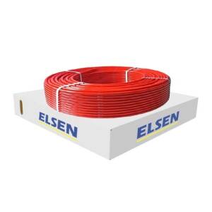 Труба из сшитого полиэтилена ELSEN ELSPIPE - 16x2.0 (PE-Xa/EVOH, PN6, 95°C, бухта 240м цвет красный)