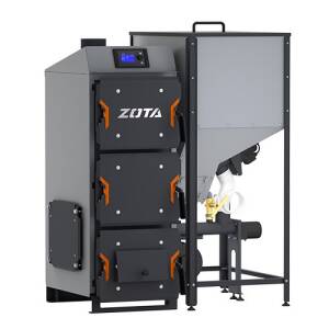 Котел пеллетный ZOTA Focus - 16 кВт (с автоматической подачей топлива)