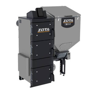 Котел пеллетный ZOTA Twist Plus - 15 кВт (с автоматической подачей топлива)