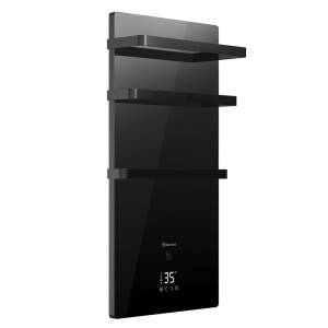 Изображение Полотенцесушитель электрический Thermex HERZ - 900x471 мм (цвет черный) 2