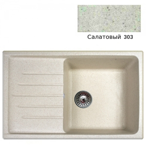 Мойка кухонная гранитная Ulgran U-400 (цвет салатовый, код 303)
