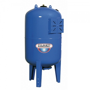 Гидроаккумулятор вертикальный синий Zilmet ULTRA-PRO - 100л. (PN10, мемб.бутил, фланец стальной)