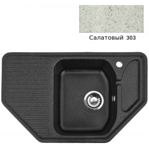Мойка кухонная гранитная Ulgran U-109 (цвет салатовый, код 303)