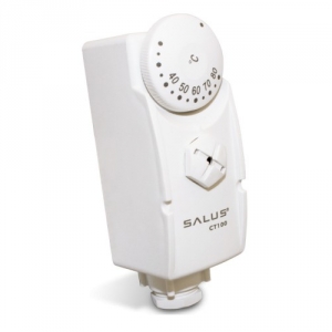 Термостат накладной SALUS Controls AT10 (регулировка 30-90°C).