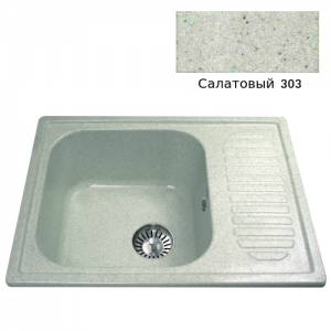 Мойка кухонная гранитная Ulgran U-202 (цвет салатовый, код 303)