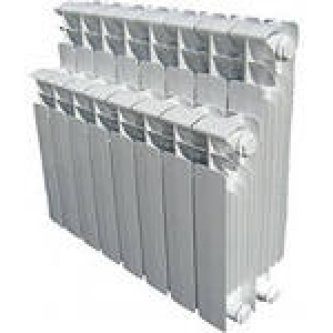 Радиатор биметаллический RIFAR Base Ventil 500 - 7 секций (подключение нижнее правое, цвет белый)