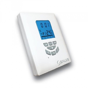 Термостат проводной электронный SALUS Controls T105 (реулировка 7-30°C, ЖК-дисплей, 230В)