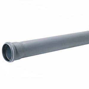 Труба для внутренней канализации SINIKON Standart - D110x2.7 мм, длина 750 мм (цвет серый)