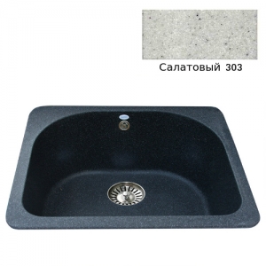 Мойка кухонная гранитная Ulgran U-408 (цвет салатовый, код 303)